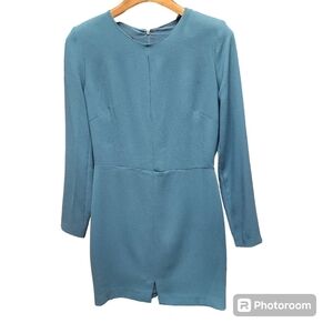 Mango Day Dress with Peek a Boo Slit Sz. S Green